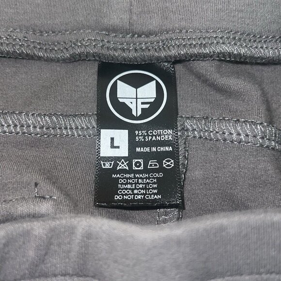 Alpha Forward Cargo Joggers Womens Large Gray Stretch Performance Drawstring - Picture 4 of 9